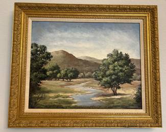 M Atkins 
original oil on canvas
