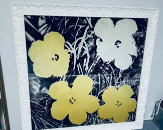 Artwork.  Heavy Lacquered Frame. 