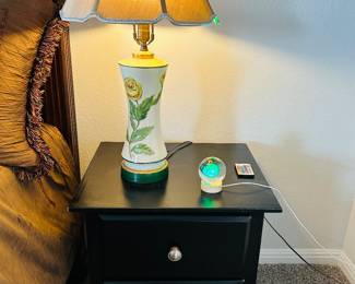 Vintage Lamp, Bedside Table