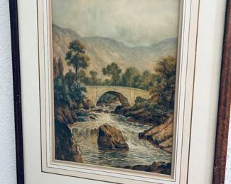 EC Glossup, 1922, Original Watercolor.