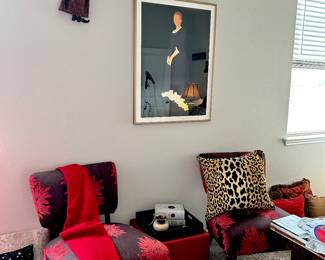 Upholstered accent chairs