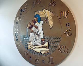 Large, original artwork, the dawning of the age of Aquarius.