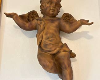 Baroque style wall sculpture 32 x 28