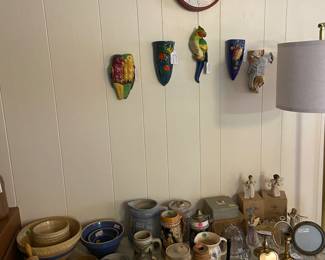 Wall pockets- parrots 
There was a collection over 15 different styles for sale