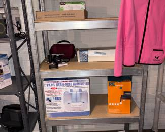 Slant/Fin Germ Free Humidifier, RE Bed Risers, Silver Metal Shelf, Etc!