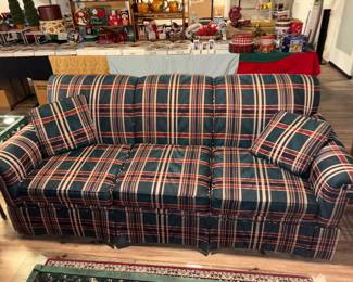 Rowe Plaid Couch