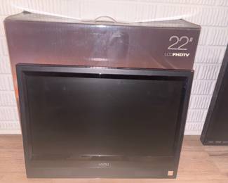 Vizio 22” LCDFHDD TV  W/Remote BN #VisioVO22L FHD TV10A!