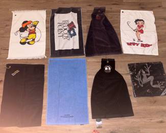 Frogger Amphibian Golf Towel Black, Betty Boop Golf Towel, Myrtle Beach Golf Towel, Bloody Beach Golf Towel, Vtg. Disney Mickey Mouse Golf Towel, The Andersons Toledo Ohio Golf Towel, Live United Golf Towel, Pebble Beach Golf Links Golf Towel!