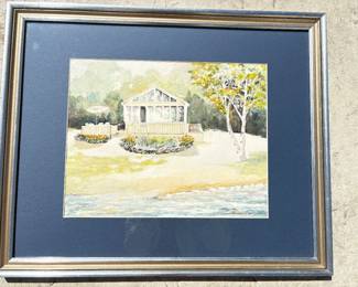 Framed Original Watercolor by Local Ohio Artist Jennifer Frantz!
