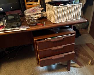 MCM wood desk