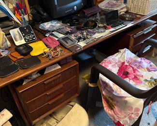 MCM wood desk