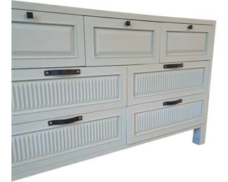 Grooved 7 Drawer Dresser