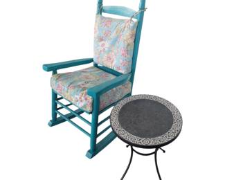 Rocking Chair and Table Set