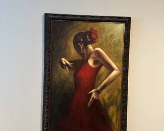 Oil on canvas by well known  Italian artist