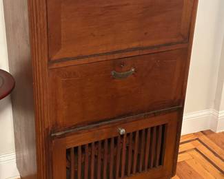 Antique wood cabinet