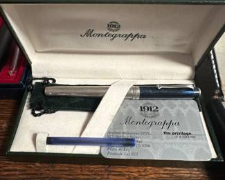 Sterling silver Montegrappa pen