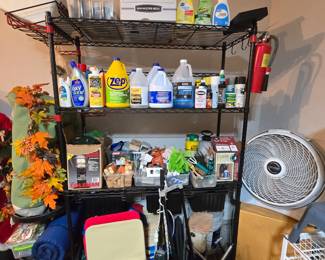 household chemicals, cleaning supplies, etc