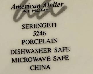 American Atelier Serengeti Porcelain