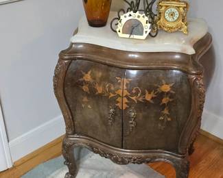 Side table/occasional table with marble top