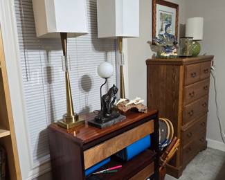 Large selection of lamps to choose from...