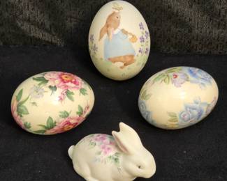 The Egg Lady porcelain eggs