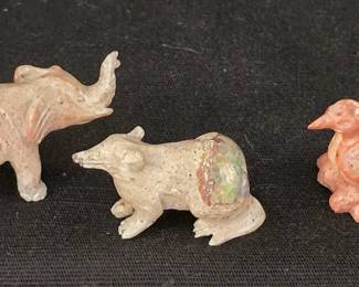 Opal Animal Figures