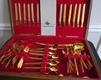 Deepsilver Cutlery in gold-tone