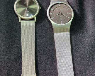 Skagen Mens Steel and Titanium Wristwatches