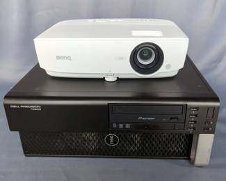 Dell Precision T5600 Workstation And BenQ Projector