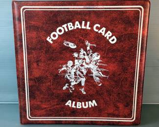 Football Card Collection in Album