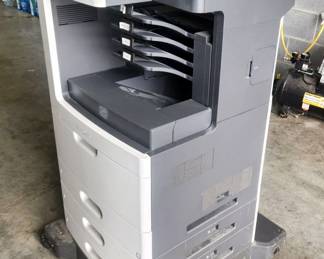 Lexmark MX810de Multifunction Monochrome Printer, Powers On