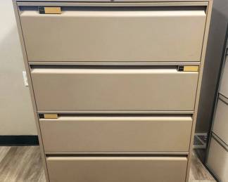 Teknion Lateral 4-Drawer Filing Cabinet