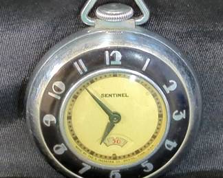 1940s Sentinel Secrometer Pocket Watch