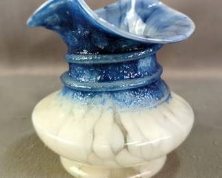 Art Glass Vases, Covered Bowl, And More
