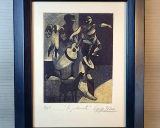 French Signed And Numbered Art Print
