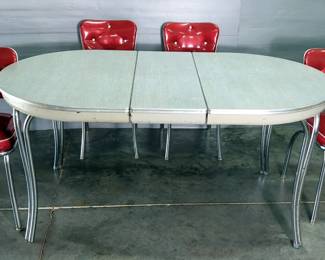 Mid-Century Richardson Seating Corp Table & 4 Chairs