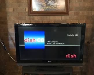 TV, Stand and TV