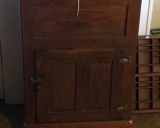 Vintage ice chest