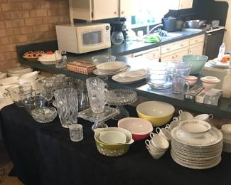 Pyrex, Fostoria etc