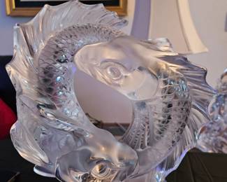 Item 051 Lalique Double Fish-Limited Edition Certificate of Authenticity. Price$ 3450.00