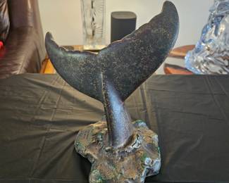 Dolphin tail Sculpture by Austin 9x10 1999 $250.00