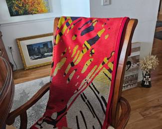 Item #057 Chihuly Blanket Price $550.00