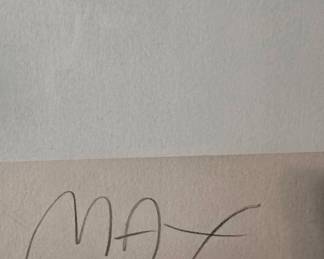Peter Max signature