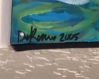 artist signature and date 2005