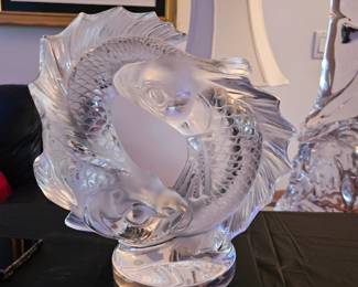 Item 051 Lalique Double Fish-Limited Edition Certificate of Authenticity. Price$ 3450.00