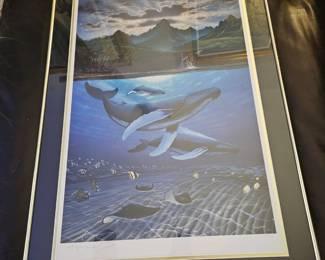 Wyland " Dawn by Creation" Limited Edition framed. Number 644 of 750 Price: $950.00