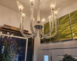 Item#015 Lead Crystal Chandelier- $1250.00