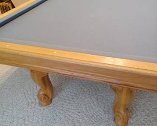 Nice pool table , with all the misc.