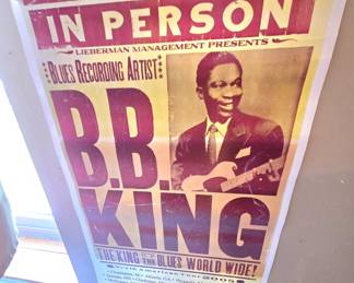 BB KING CONCERT POSTER