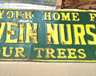 VINTAGE ADVERTISING SIGN